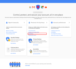 google-account-privacy