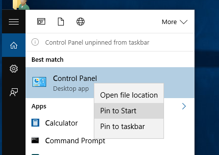 Where to find control panel in Windows 10? - evo's smarter life
