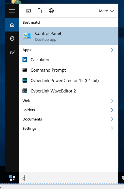 Where to find control panel in Windows 10? - evo's smarter life