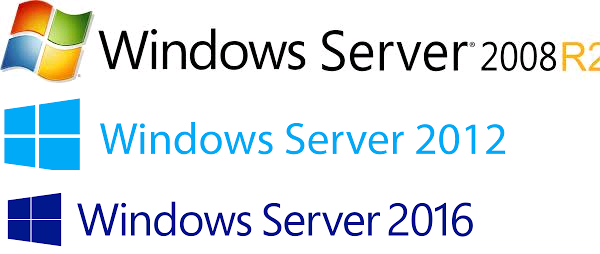 Windows Server 2016, 2012, 2008
