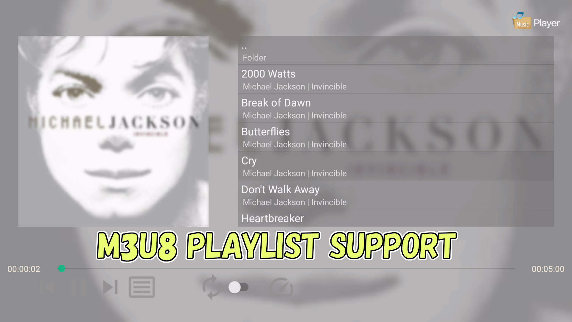 Music Player for Android TV, play from USB, Google Drive, Synology and Dropbox evo's smarter life