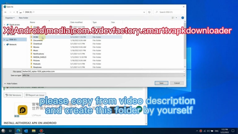 Install AetherSX2 APK (PS2 emulator) to Nvidia Shield TV / Android TV